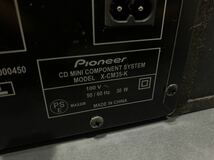 Pioneer パイオニア X-CM35-k CDコンポ Bluetooth対応　中古品_画像4