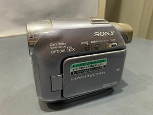 ソニー SONY デジタルビデオカメラ DCR-HC41(ナイトショット付) miniDVカム ミニDVムービー バッテリー付き 録画再生確認済み