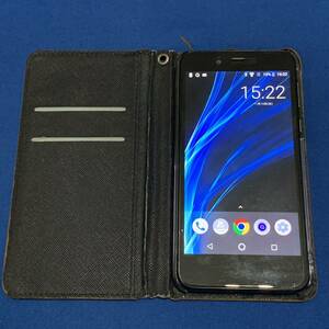 SoftBank SHARP スマートフォンAQUOS sense basic 702SH ブラック 〇判定 動作品 初期化済み IMEI: 353024081981030