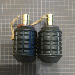 九七式手榴弾2個セット　樹脂製　陸軍　日本軍　