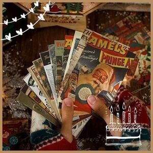 【348】コラージュ素材49 クリスマス定型刊行物シリーズ ラッピング