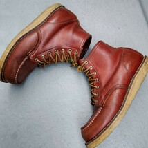 RED WING アイリッシュセッター【8】半円犬タグ ヴィンテージ レッド ウイング オロラセット_画像4