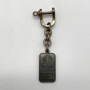 TIFFANY&Co. ティファニー キーホルダー インゴット シルバー 999 プレート P6744