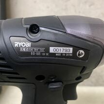 極美品　電動工具 リョービ RYOBI 充電式インパクトドライバ BID-1805 電動ドライバードリル　リチウムイオンバッテリー18v付　コードレス_画像6