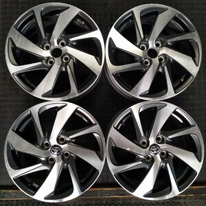 管理番号：Ｓ9-157【4本価格】【16×6J 4x100 ET+45 ハブ54】トヨタTOYOTA純正・アクア Xアーバン等・ブラポリ・店頭直接引取・下取可能