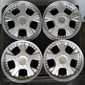 管理番号：Ｓ9-206【4本価格】【18x7.5J 6x139.7 ET+25/+26 ハブ108】WEDS・店頭直接引取・下取可能