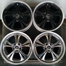 管理番号：S9-235【4本価格】【19x8J 5x114.3 ET+50 ハブ73】WEDS kranze ケロべロス2・2本色違い・店頭直接引取可能・下取り可能_画像1