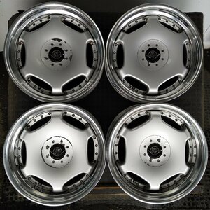 管理番号：Ｓ10-15【4本価格】【18x8J 18x9J 4x114.3 5x114.3 ET+34 ハブ73 】SPEED STAR CRIMSON LINEA SPORT・マルチ・直接引取可能