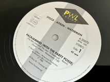 Stock Aitken Waterman / PACKJAMMED(With The Party Posse)REMIX 12inch PWL GERMANY 6.20870 88年盤,シンセポップ,ELECTRO POP,_画像5
