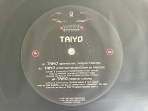 TAIYO EP(TSUYOSHI SUZUKI/DJ TSUYOSHI)Writhing Mix,Constructor Mix,Remix byCHAKRA 12inch MATSURI PRODUCTIONS MP25 97年盤,GOA TRANCE