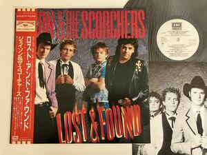 【白ラベル見本盤/美盤美品】JASON & THE SCORCHERS / LOST & FOUND 帯付LP EMI EYS81711 85年1st,COW ROCK,ジェイソン&ザ・スコーチャーズ