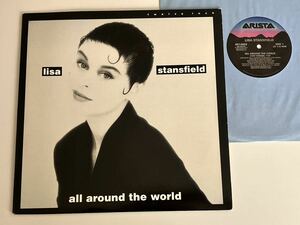 【89年US Ori】Lisa Stansfield/ All Around The World(Long Ver,American Club Mix)/Affection ARISTA AD1-9929 リサ・スタンスフィールド