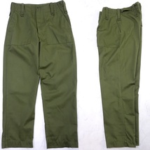 極美品 BRITISH ARMY LIGHT WEIGHT FATIGUE PANTS イギリス軍 ライトウェイト ファティーグ パンツ オリーブ 90/84/100 ベイカーパンツ_画像1