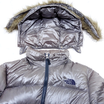 THE NORTH FACE ノースフェイス ノベルティヌプシダウンコート ガンメタ グレー系 women's M ゴールドウィン NDW91340_画像8