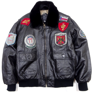 TOP GUN MODEL G-1 LEATHER FLIGHT JACKET トップガンモデル 羊革 レザーフライトジャケット レプリカ XL 韓国製