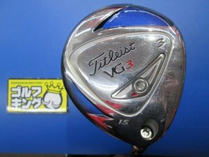 GK三好◆264【激安価格!!!】タイトリスト VG3 2014◆TitleistVGF(JP)◆SR◆15度◆ブイジー３◆