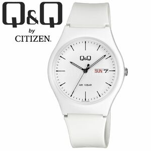 CITIZEN Q&Q シチズン 腕時計 A212J002Y アナログ 曜日 日付 ホワイト チープシチズン メンズ レディース キッズ ユニセックス ビジネス