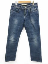 HH美品 【シヴィリア SIVIGLIA DENIM】 ストレッチデニムパンツ (メンズ) size33 インディゴブルー S-P001U-70060A-D17 ●29MP9747●_画像1