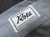 超美品 【ロータ Rota】 ウールパンツ スラックス (メンズ) size50 チャコールグレー系 秋冬 ●28MP9612●_画像4