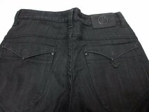 美品 【ジョルジオアルマーニ GIORGIO ARMANI】 ブラックデニムパンツ ジーンズ (メンズ) size30 黒 イタリア製 ●28MP9662●_画像8