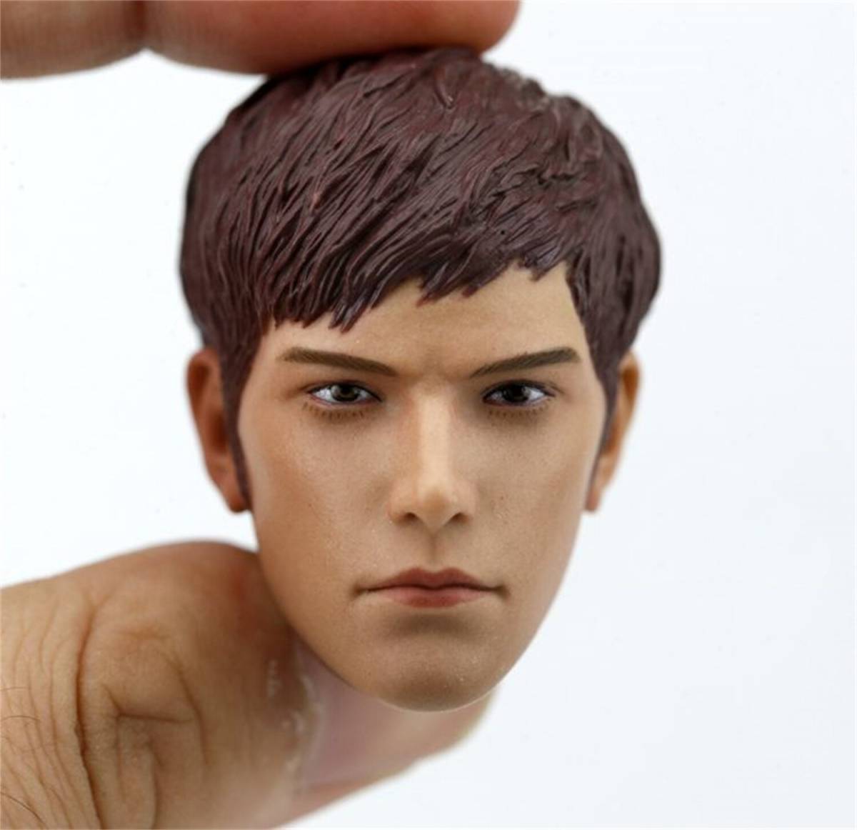 Generic 1/6 Action Figure Generic Custom Replacement Head 1/6 Male Handsome Young Youth Lightspeed Replacement Head Model 12 F807, doll, Character Doll, Custom Doll, others