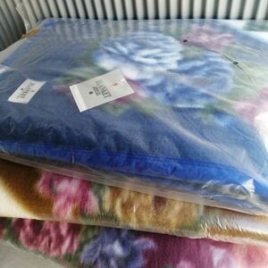 長期保管品 新品・未使用 BLANKET 厚手 毛布 3枚セット 150×220cm ポリエステル100% ブランケット 寝具 アウトドア 布団 キャンプ/ガ箱