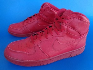 13137■美品 17年製 NIKE BIG HIGH ナイキ ビッグ ハイ 赤 レッド 28.5 cm 336608-660 ダンク エアフォース