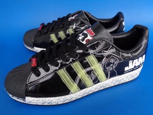 12365■新品 デッド 08年製 adidas superstar DEFJAM sound of the city アディダス スーパースター デフジャム 黒 27 059621 RUNDMC