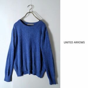 ユナイテッドアローズ UNITED ARROWS☆アンゴラ混ニットプルオーバー☆M-B 4653