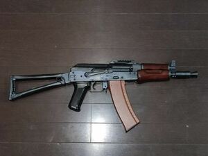 ＢＯＬＴ製AKS74クリンコフ　フルメタル　リアルウッド　ブローバック　リコイルショック電動ガン