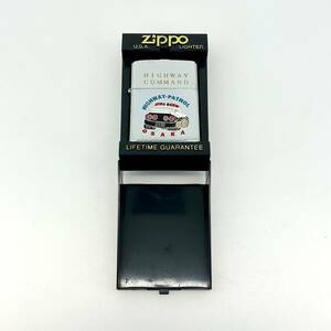 Zippo HIGHWAY COMMAND HIGHWAY-PATROL OSAKA H XII Ⅶ BRADFORD.PA. MADE IN U.S.A. LIGHTER LIFETIME GUARANTEE