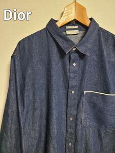  Dior Homme Dior Denim shirt cut off Dungaree DC indigo 