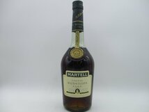 MARTELL VSOP MEDAILLON マーテル VSOP メダイヨン 緑 グリーンラベル コニャック ブランデー 700ml 未開封 古酒 Q4919_画像1