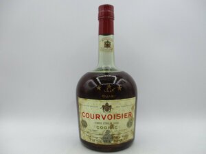 COURVOISIER LUXE クルボアジェ ラックス スリースター コニャック ブランデー 1U.S.QUART 未開封 古酒 Q4931