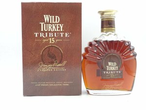 WILD TURKEY TRIBUTE 15年 ワイルド ターキー トリビュート ジミー ラッセル 50周年 バーボン ウイスキー 箱入 750ml 55% X243031