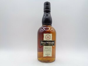Evan Williams 2014 エヴァン ウィリアムズ シングルバレル ヴィンテージ バーボン ウイスキー 未開封 古酒 750ml 43,3% A2996