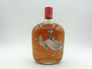 SUNTORY WHISKY OLD サントリー オールド つくばエキスポ '85 バードボトル カナダグース ウイスキー 特級 700ml 43％ 未開栓 古酒 X245295