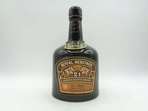 ROYAL HERITAGE 21年 ロイヤル ヘリテージ 21年 スコッチウイスキー750ml 陶器ボトル 未開封 古酒 X244900