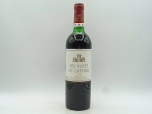 LES FORTS DE LATOUR 1975 レフォール ド ラトゥール セカンド ポイヤック 赤ワイン 750ml 12.5％ 未開封 古酒 X247384