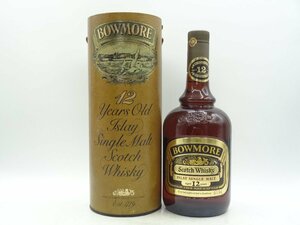 BOWMORE 12年 ボウモア ダンピーボトル アイラ シングルモルト スコッチ ウイスキー 箱入 未開封 1000ml 43% Q5239