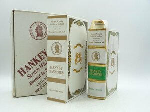 HANKEY BANNISTER ハンキー バニスター スペシャル リザーブ ブック型 陶器 スコッチ ウイスキー 特級 750ml 43% 未開栓 古酒 X247478