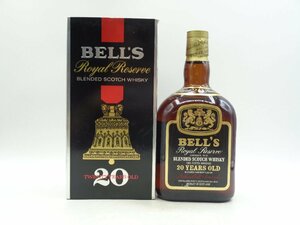 BELL'S ROYAL RESERVE ベル 20年 ロイヤル リザーブ スコッチ ウイスキー 750ml 箱入 未開封 古酒 X246844