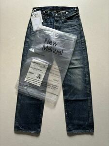 【新品・送料無料】New Manual #002 1942 LV Jeans ISETAN EXCLUSIVE サイズ33ニューマニュアル ジーンズ 伊勢丹限定 ベルベルジン 藤原裕