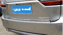 レクサス RX200T/300/450H 2015-2022 リアトランクストリーマバックドアテールゲートトリムカバーストリップ　キズ防止 外装_画像2