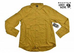 送料無料4★Mountain Hardwear★マウンテンハードウェア El Portal 長袖シャツ size:M オリーブゴールド