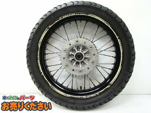 中古現状 カワサキ Dトラッカー250 ★ 純正 リアホイール RK EXCEL 17インチ 17×3.50 D-TRACKER Dトラ