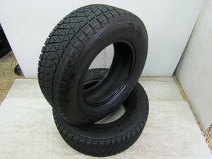 タイヤのみ 2本 スタッドレス ブリヂストン ブリザックDM-V2 265/65R17 2018年 プラド サーフ パジェロ