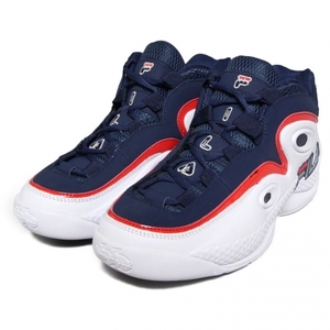 フィラ 28cm グラントヒル 3 ネイビー ホワイト 税込定価15400円 FILA Grant Hill 3 メンズ スニーカー バスケット シューズ バッシュ **