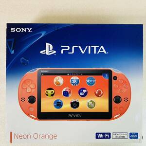【新品同様・超美品 】1円〜 PS Vita 2000 ネオンオレンジ PlayStation Vita PCH-2000 ZA24 Neon Orange 動作確認済み