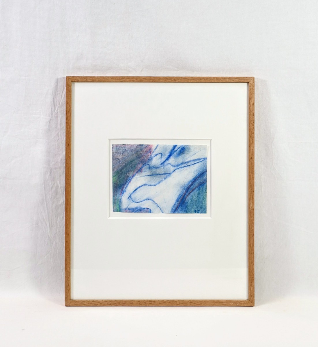 Genuine work by Yuzuru Sakakawa, 1999 watercolor pastel Shape 99 18 x 13 cm Born in Kagoshima Prefecture Professor Emeritus of Tokyo Kasei University American Abstract Expressionism based on Informel theory 8125, Artwork, Painting, others